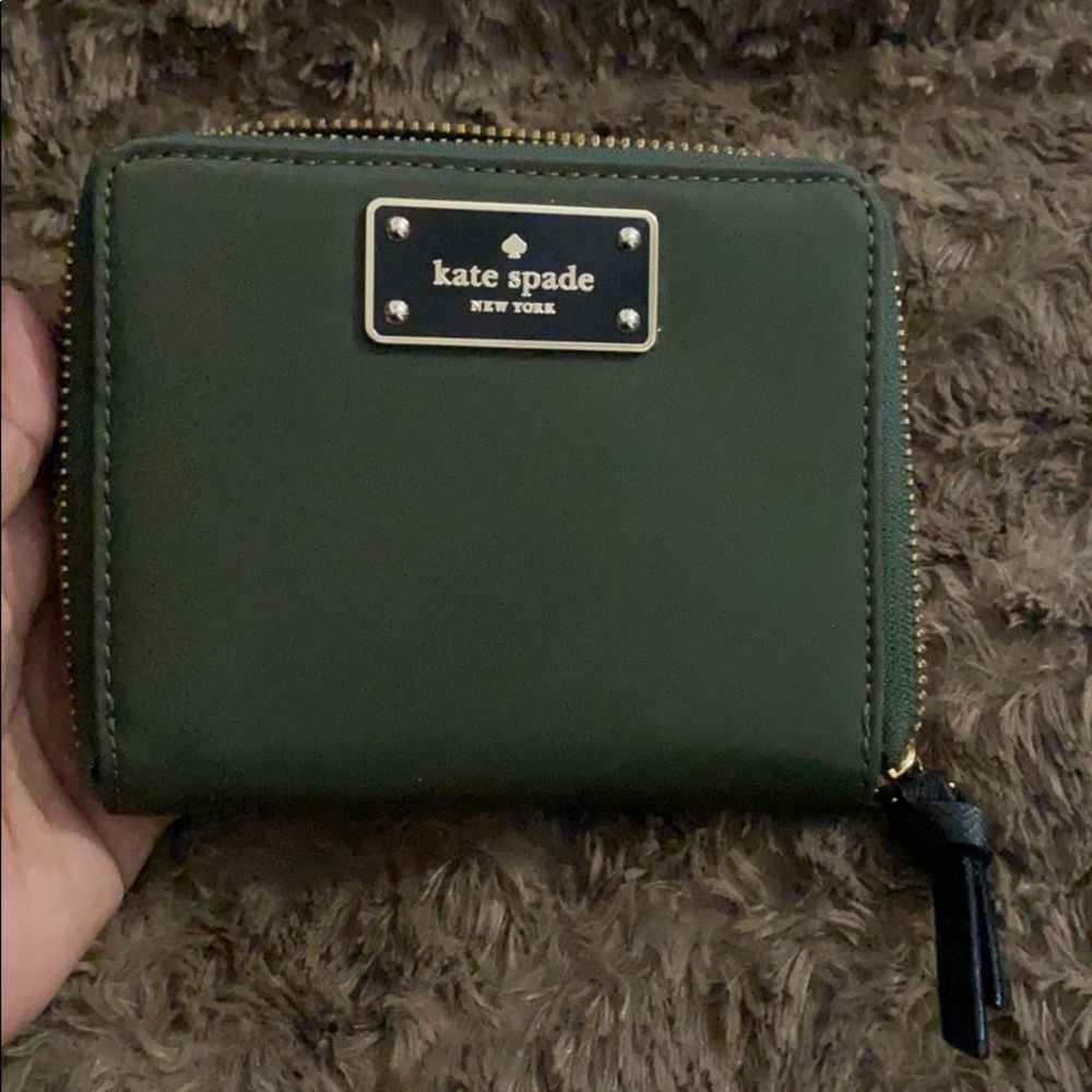 Kate Spade Olive Green Wallet
